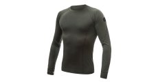 Sensor Merino Air pánské tričko dlouhý rukáv olive green
