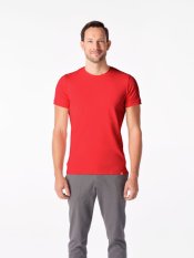 CityZen DAVOS pánske tričko slim fit, červené