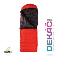KWAK Spací pytel Dekáč D185, modrá/černá, levý zip