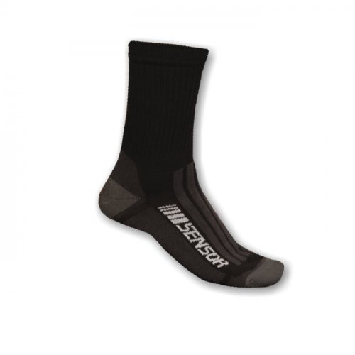 Sensor Ponožky Treking Merino černá/šedá