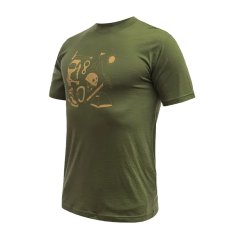 Sensor Merino Active Hiking – pánské triko kr. rukáv, safari green