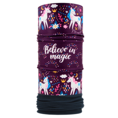 Rituall Nákrčník s flisom MAGIC UNICORN, fialová