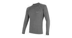 Sensor Double face pánské triko dl.rukáv sivá