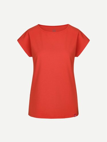 CityZen ALTA dámské bavlněné tričko s kimonovým rukávem, ohnivě oranžové