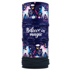 Rituall Nákrčník s flisom MAGIC UNICORN, tmavo modrá