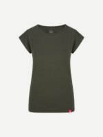 CityZen Alta dámské balvněné triko kimonový rukáv s Elastanem dark khaki