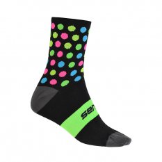 Sensor ponožky Dots černá/multi