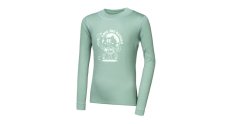 Sensor Merino DF Planet dětské triko dl. rukáv basil green