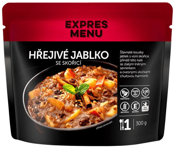 Expres menu Hřejivé jablko se skořicí 1 porce 300g