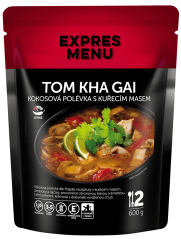 Expres menu Tom Kha Gai - Kokosová polévka s kuřecím masem 2 porce 600g