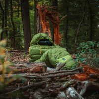 KWAK Spací pytel Fresh Kuňka FK170, khaki/černá, levý zip