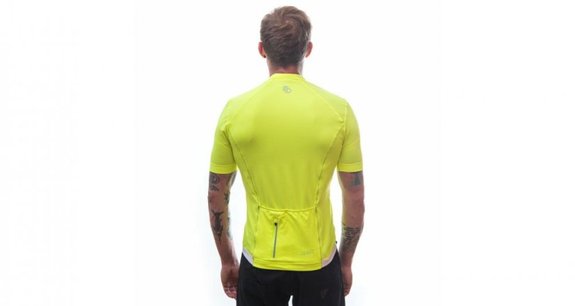 Sensor Cyklo Entry pánský dres krátký rukáv Neon Yellow