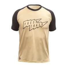 FRESH TRASH MEN´S, Horizon short sleeve tee sand/black