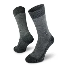 Northman Skagen Merino společenské ponožky, světle šedé