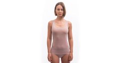 SENSOR MERINO AIR dámské triko bez rukávů dusty pink