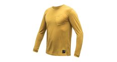 Sensor Merino Air Traveller pánské triko dl.rukáv mustard