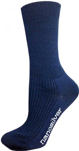 Nanosilver Zdravotní ponožky modré
