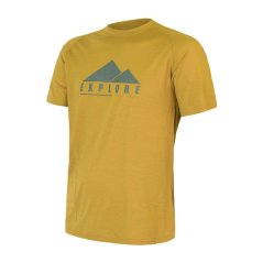 Sensor Merino Air PT Pánské triko krátký rukáv, Explorer,mustard