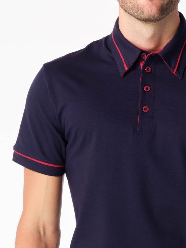 CityZen Massy pánská polokošile, navy-červená