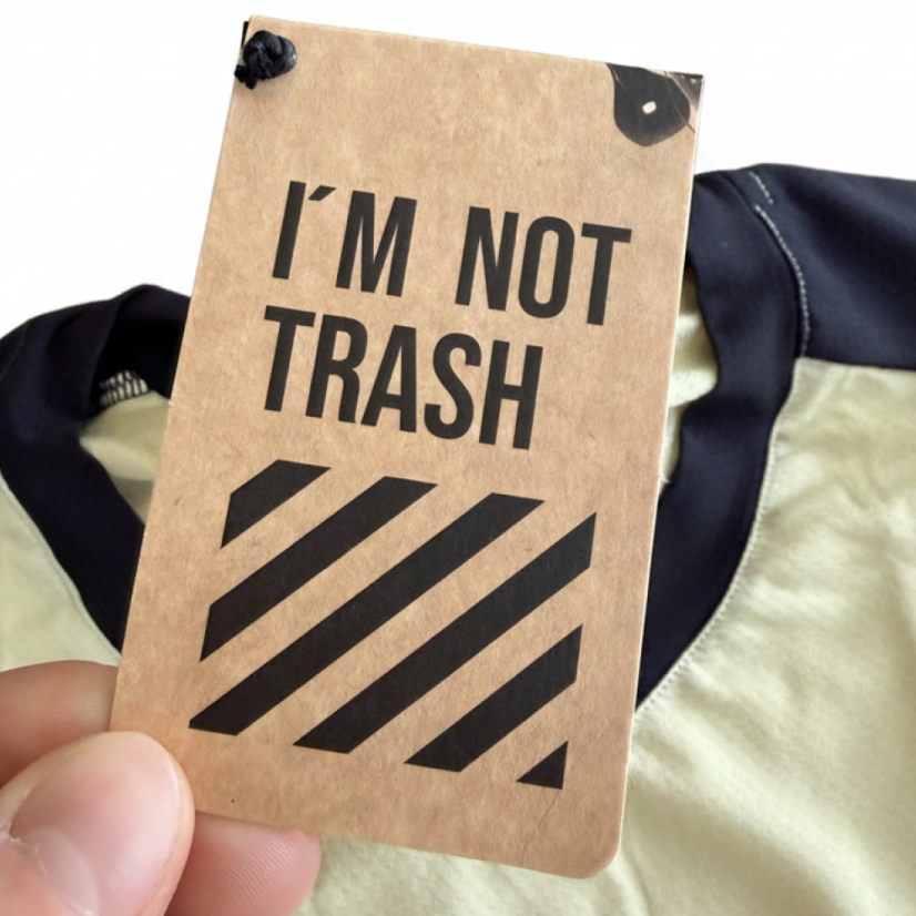 FRESH TRASH MEN´S, Horizon short sleeve tee sand/black