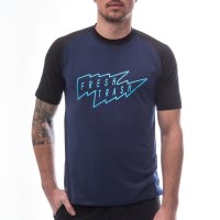 FRESH TRASH MEN´S, Horizon short sleeve tee marine/black
