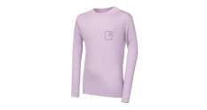 Sensor Merino DF Logo Up juniorské triko dl.rukáv mystic violet