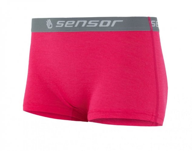 Sensor Merino Active Kalhotky s nohavičkou magenta