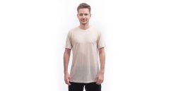 Sensor Merino Lite pánské triko kr. rukáv mottled beige