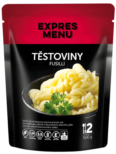 Expres menu Těstoviny fusilli - 2 porce,  500g