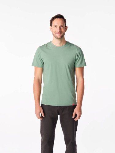 CityZen Agen, pánske tričko slim fit, pastelovo zelené