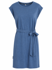 Sensor Merino Air dámske šaty s krátkym rukávom, farba riviera blue