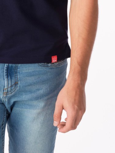 CityZen Massy pánská polokošile, navy-červená
