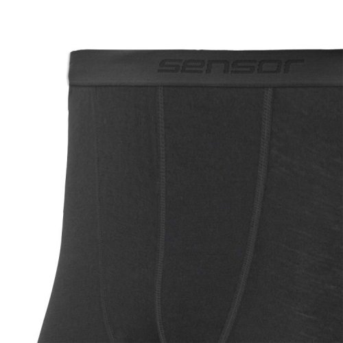 Sensor Merino Wool pánské spodky černá