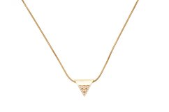 BeWooden řetízek  Virie Necklace Triangle