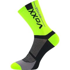 VoXX ponožky cyklistické STELVIO sportovní tm. neon zelená