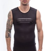 FRESH TRASH MEN´S, Convert jersey no sleeve true black