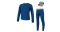 Sensor Merino Air dětské spodky set tričko+spodky tm. modrá