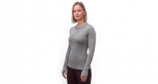 Sensor Merino Bold dámské tričko s dlouhým rukávem cool grey