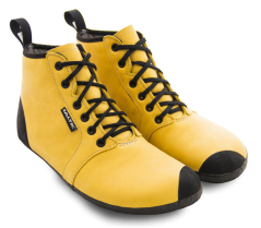 Saltic Barefoot boty Vintero Mustard dámské zimní
