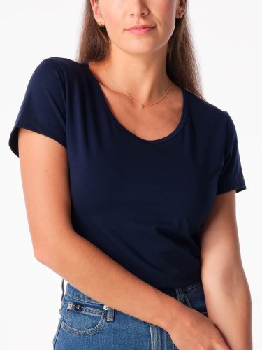 CityZen Breda dámske bavlnené tričko, navy