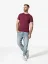 CityZen Davos pánské tričko slim fit bordó