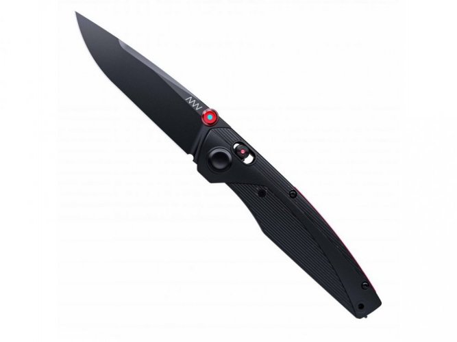ANV Knives zavírací nůž A100 Elmax DLC A lock GRN black plain edge