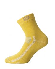 Lasting WKS merino ponožky – hořčicové