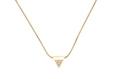 BeWooden řetízek  Virie Necklace Triangle