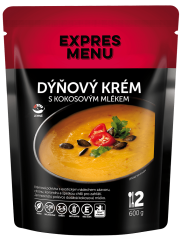 Expres menu Dýňový krém s kokosovým mlékem - 2 porce,  600g
