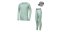 Sensor Merino Air set dětský triko dl.rukáv + spodky basil green
