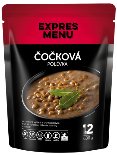 Expres menu Polévka čočková - 2 porce, 600g