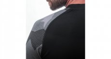 Sensor Merino Impress pánské tričko s dlouhým rukávem černá/camo