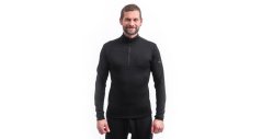 Sensor Merino Extreme Up pánská mikina dl. rukáv zip černá