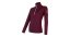 Sensor Merino Upper dámská mikina, krátký zip, Port red